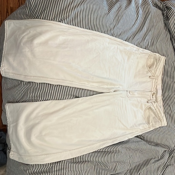 Frame White Wide Leg 'Le Italien' Jeans - Picture 5 of 6